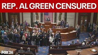 Rep. Al Green censured after removal from President Trump's speech: FULL VOTE