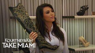 Kim's Expensive Shoe Addiction | Kourtney & Kim Take Miami | E!