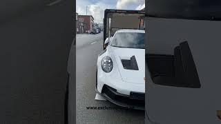 #exclusivecars #enclosedtransport #geslotentransport #porschegt3rs #antwerp  #luxurytransportation