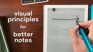 This concept can improve ANY notes (even in B&W) | note-taking & productivity | e-ink