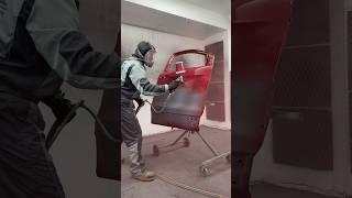 AUTOBODY RED PAINT CAR REPAIR