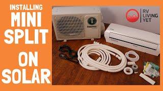 Innovair Mini Split Install - DIY Mini Split Air Conditioner On Solar - Air Conditioning