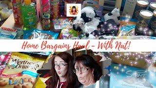 HOME BARGAINS HAUL FEATURING NAT! (WHICH INEVITABLY MEANS BLOOPERS...) | JULY 2021 | CARLA JENKINS