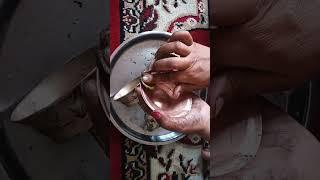 Clining Copper & Brass Utensils #salt #lemon #trending #viralvideo #yt #ytshorts #viralshorts