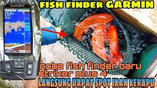 MANCING MENGGUNAKAN FISH FINDER BARU || striker plus 4 tampilan karang lebih akurat dan terbukti