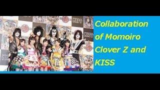The United States of legendary rock band · KISS and Momoiro Clover Z collaboration
