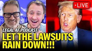 LIVE: Trump FACES LAWSUIT TSUNAMI to Stop Agenda | Legal AF