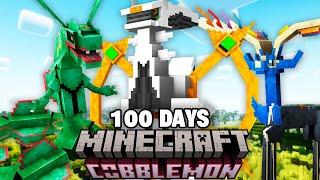 I Survived 100 Days in Pokémon Minecraft… Here’s What Happened! (Cobblemon Mod)