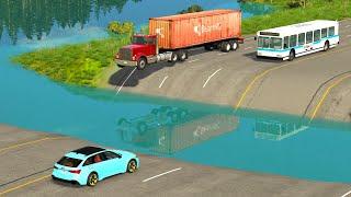 Cars vs Deep Water - BeamNG Drive -  ULTIMATE Edition Compilation