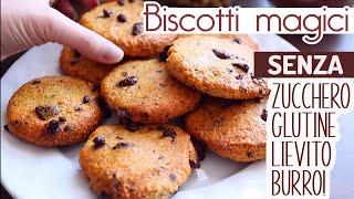 MAGIC COOKIES WITHOUT SUGAR, WITHOUT BUTTER, WITHOUT GLUTEN !! easy, good, greedy