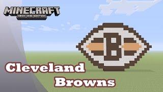 Minecraft: Pixel Art Tutorial and Showcase: Cleveland Browns (NFL)