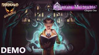 Arkham Mysteries: Chapter One Full DEMO Walkthrough (Dark Cosmic Horror Adventure Puzzle game)