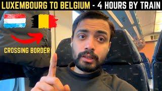 Crossing Borders in EUROPE by Train | Luxembourg to Belgium