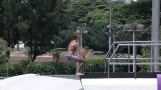 Men's 10m Platform Diving Preliminary Round - Singapore 2010 Youth Games