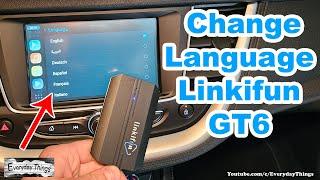 How to Change Language on Linkifun GT6 Android 12 Smart AI Box