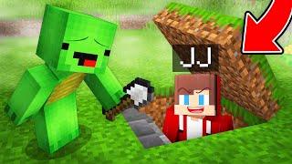 JJ Built an Underground Base To Prank Mikey in Minecraft (Maizen)