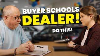 Customer SCHOOLS Car Dealer & Saves $1,000s | How to Buy a Car Like a PRO | Part 2