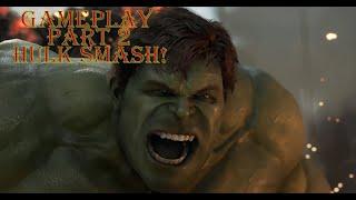 MARVEL'S AVENGERS Gameplay Part 2 - HULK SMASH ( PS4 PRO ) (2020 GAME)