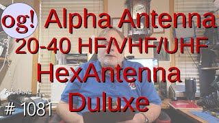 Alpha Antenna 2-40 HF/VHF/UHF HexTenna Deluxe (#1081)