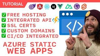 A Beginner's Guide to Azure Static Web Apps - Free hosting for Blazor, React, Angular, & more!