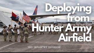 3rd Infantry Division Soldiers deploy from Hunter Army Airfield