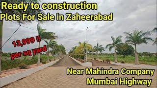 Open Plots for Sale in Zaheerabad  | Near Mahindra Company Zaheerabad