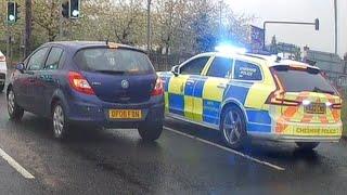 Cheshire Police pull over vehicle in Warrington