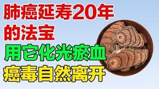 肺癌延寿20年的法宝，老中医现场揭秘，活血化淤是重点【养生大中医】