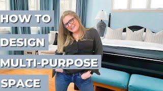 How To Design A Multi-Purpose Space | Small Spaces and Functional Design