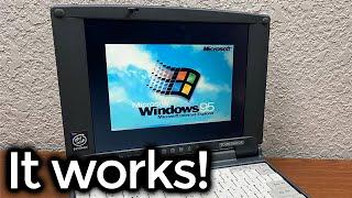 The Mini Toughbook Lives! - Diagnosis & Booting Up Windows 95