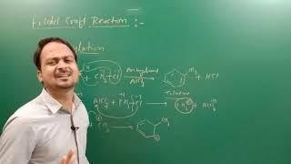 Friedel craft reaction| organic | halo alkane