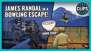 JAMES RANDAL IN A BOWLING ESCAPE! GOOD SOUP!