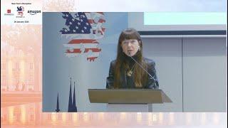 New Year's Reception 2024. Introductory remarks by Spuerkeess CEO Françoise Thoma.