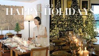 The Holidays: Christmas Decor at Home, Parties, Shopping, Unwrapping gifts | Cath Sobrevega