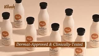 Say Goodbye to Dry Winter Skin with Vilvah Milk Body Lotion!