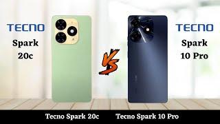 Tecno Spark 20c Vs Tecno Spark 10 Pro - Full Comparison 2023