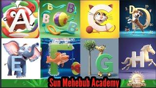ABCD l A For Apple B For Ball Carton l A For Apple B For Ball Song Video l @Sunmehebubacademy