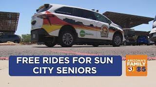 Driverless shuttle service helping senior citizens get around in Sun City