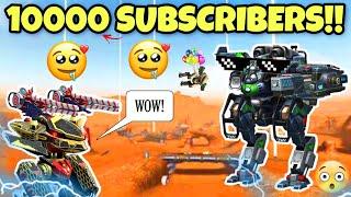 10000 SUBSCRIBERS SPECIAL WE DID IT! || ANUPAM PRIME [WR] || WAR ROBOTS || FACE REVEAL ||