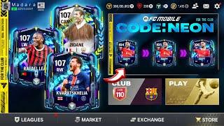 WOW!! CODE NEON EVENT FC MOBILE 25 | NEW 106 OVR LEAGUE ICON & DIVISION RIVALS REWARDS FC MOBILE 25!