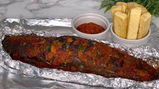 Oven Grilled Foil Fish | Nigerian Barbecue Catfish Fish Recipe