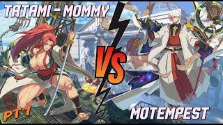 【GGST】MoTempest (Asuka) vs Tatami-Mommy (Baiken)  *FT 1,000*