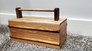 A Wood Box with dowels