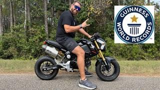 Attempting To Build A Guinness World Record Honda Grom!