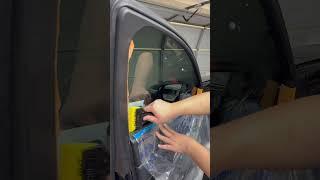 How to install tint on a framed side window, using the 2 stage method, visual learning experience!