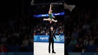 Watching this is making me so nervous!보는 내가 다 조마조#shorts #iceskating #sports