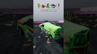 Italian Brainrot Funk BeamNG DRIVE Car Jump Challenge   #beamngdrive #italianbrainrot