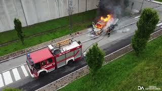 Vigili del fuoco spegnimento incendio - Grignasco