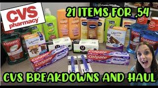 21 Items for .54 CVS Breakdowns and Haul January 23rd-29th 2022