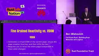 Ben Wishovich - Full Stack Rust - Building Rust Websites with Leptos